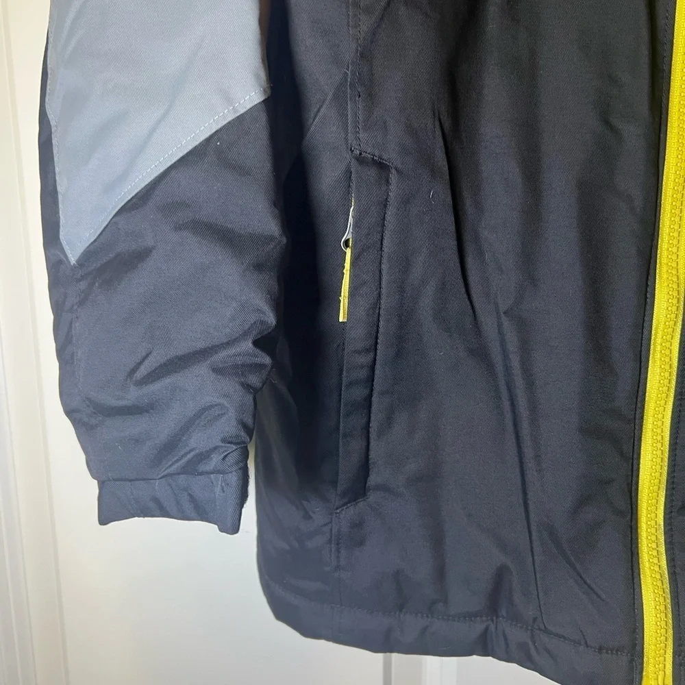 Columbia Kids' Black, Gray, and Yellow Winter Coat